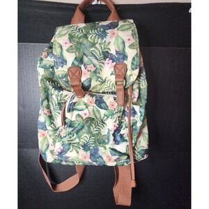 AMERICAN EAGLE Tropical Print Backpack 14x14x5 READ RSC
